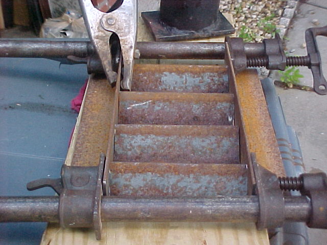 the raw ingot mold before welding